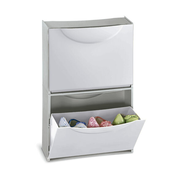 ZAPATERO MODULABLE BLANCO 51x19x39cm - Imagen 2