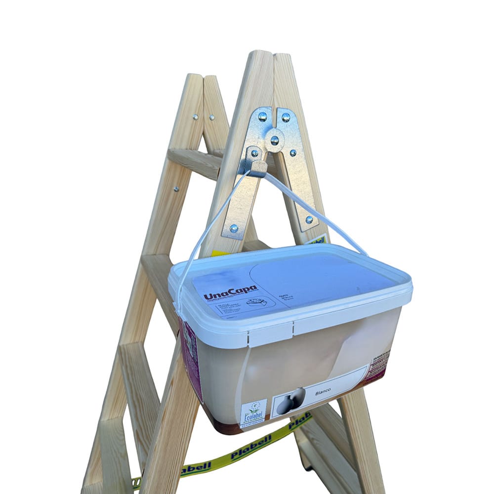 ESCALERA DE MADERA PELDAÑOS ANCHOS 190cm ALTO BLD-7 PLABELL - Imagen 3