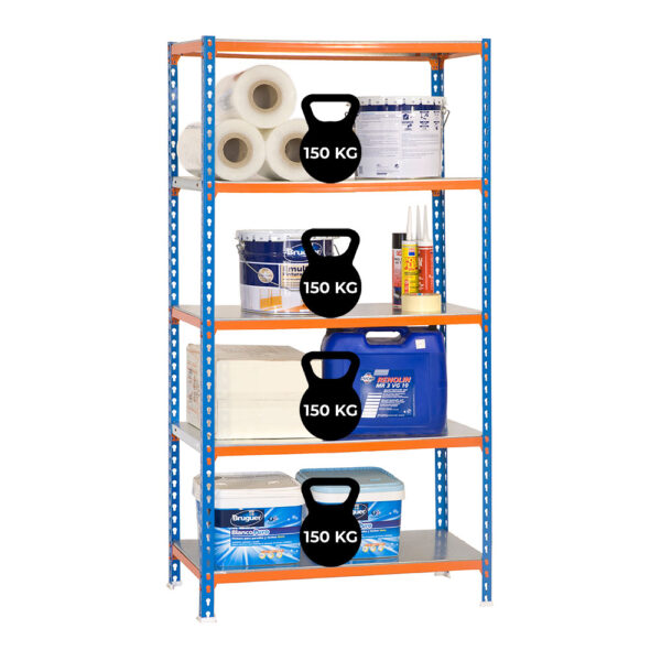 ESTANTERIA METALICA SIN TORNILLOS SIMONCLICK PLUS 5/500 SIMON RACK - Imagen 2