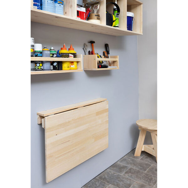 MESA PLEGABLE MADERA DE PARED, 79x59x2cm. ASTIGARRAGA - Imagen 4