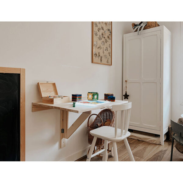 MESA PLEGABLE MADERA DE PARED, 79x59x2cm. ASTIGARRAGA - Imagen 5