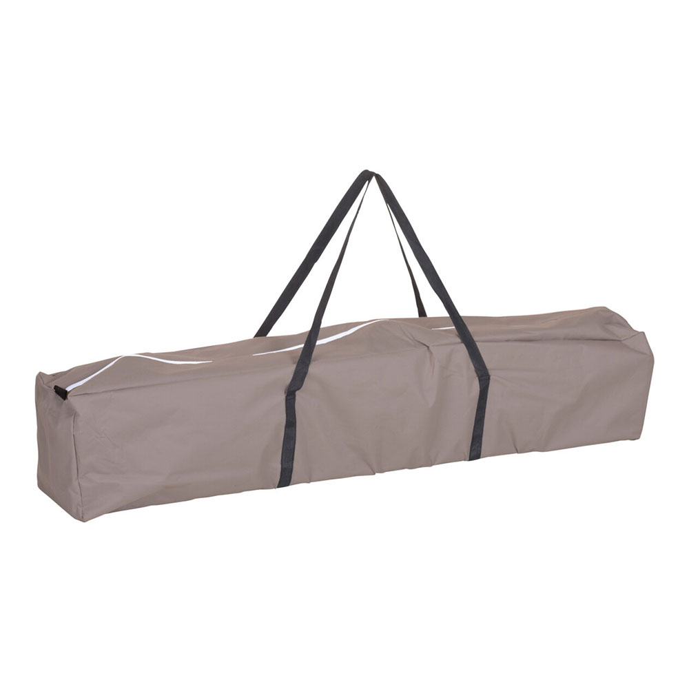 CARPA PLEGABLE 3x3x2,5m COLOR TAUPE FE7000400