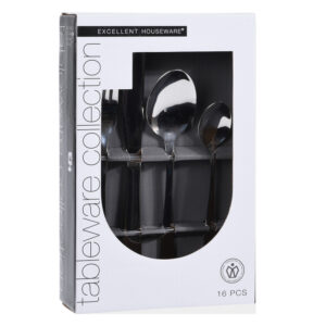 JUEGO DE CUBIERTOS, 16 PIEZAS INOX, CC4000080, EXCELLENT HOUSEWARE