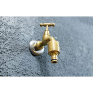 CONECTOR A GRIFO ROSCA MACHO 3/4"  LATÓN BRASS  CELLFAST