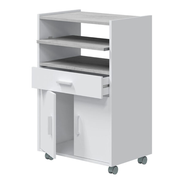 MUEBLE MICROONDAS 1CAJÓN + 2PUERTAS 59 x 40 x 92 cm TIDY