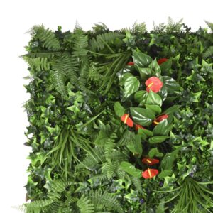 JARDÍN VERTICAL "VILLA" IMITACIÓN FLORES BUGANVILLA 1x1m