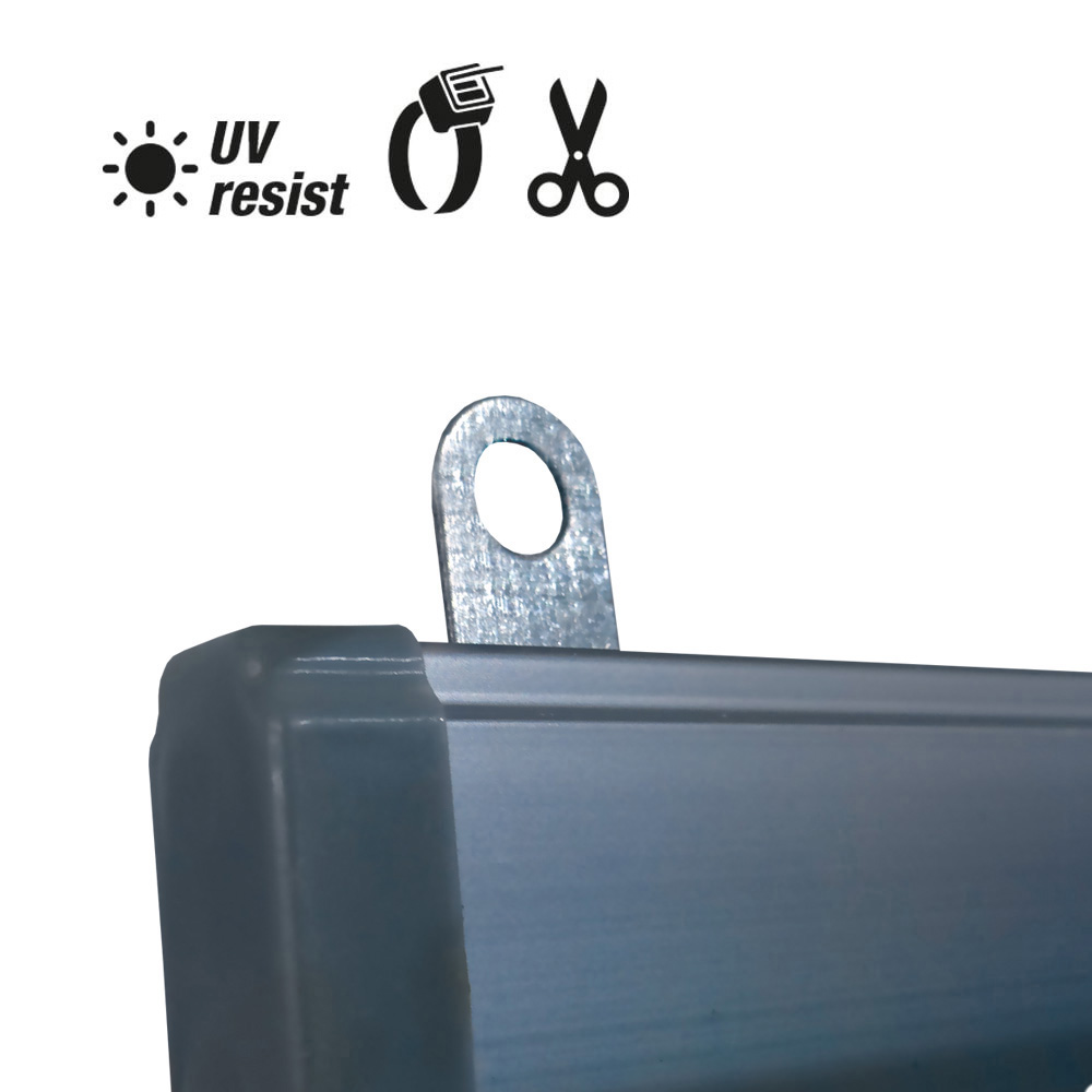 CORTINA CINTA PARA PUERTA COLOR NEGRO-TRANSPARENTE 32 TIRAS 90x210cm