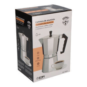 CAFETERA DE ALUMINIO DE 6 TAZAS GOURMET KITCHEN