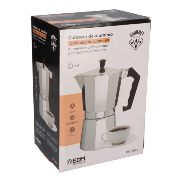 CAFETERA DE ALUMINIO DE 9 TAZAS EDM