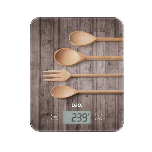 BASCULA ELECTRONICA KS5010 MODELO MADERA CUCHARAS 10kg KS5010 LAICA