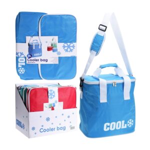 NEVERA TIPO BOLSA ISOTERMICA 24 L. 31x21x37cm COLORES SURTIDOS. COOL