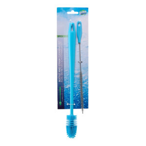 CONJUNTO DE 2 CEPILLOS LIMPIA BOTELLAS COLORES VARIADOS COLORES / MODELOS SURTIDOS