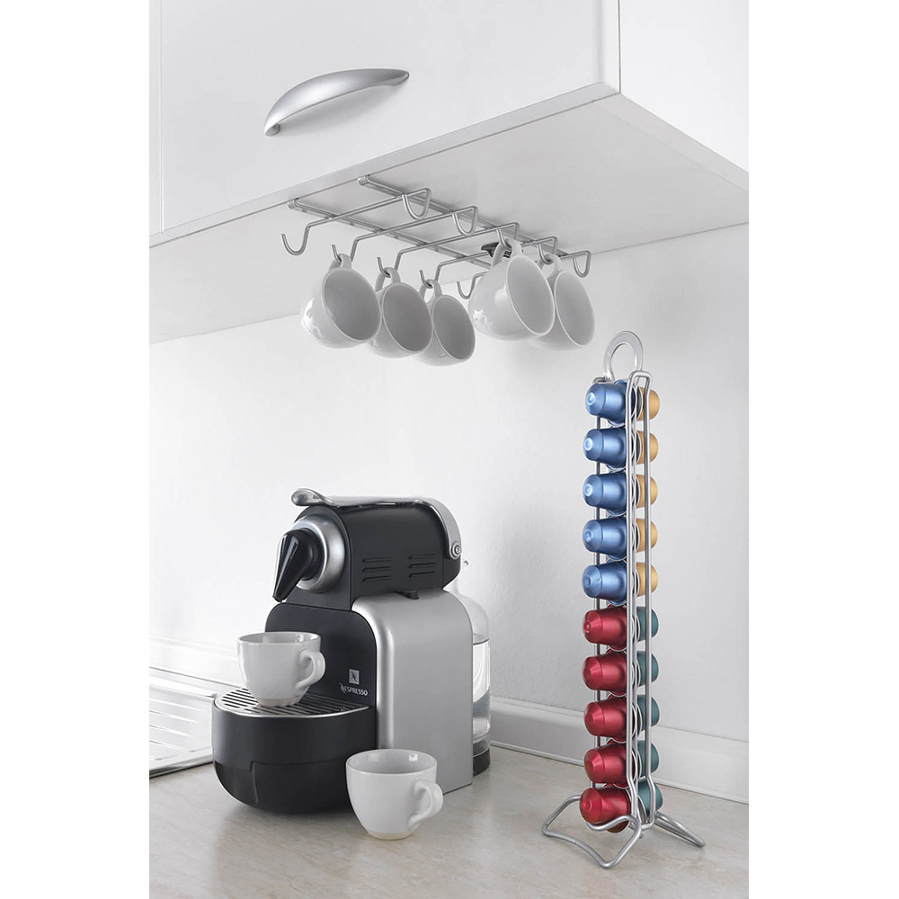 COLGADOR 10 TAZAS 'MY-MUG' 28x14x6cm METALTEX - Imagen 3