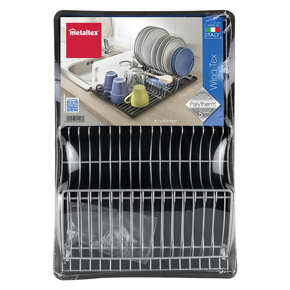 ESCURREPLATOS CON ALA ABATIBLE 'WING-TEX' 50x31x11cm METALTEX - Imagen 4