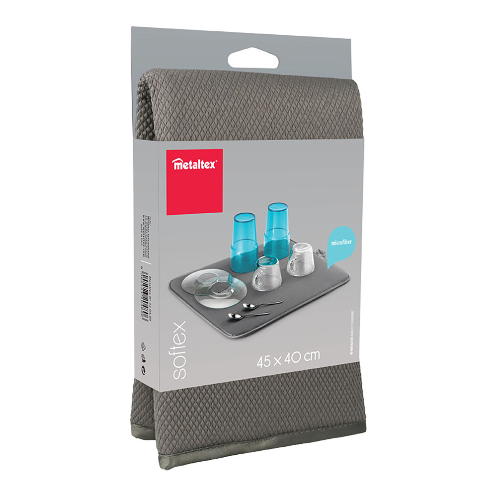 TAPETE ESCURRIDOR 'SOFTEX' 45x40cm GRIS METALTEX - Imagen 3