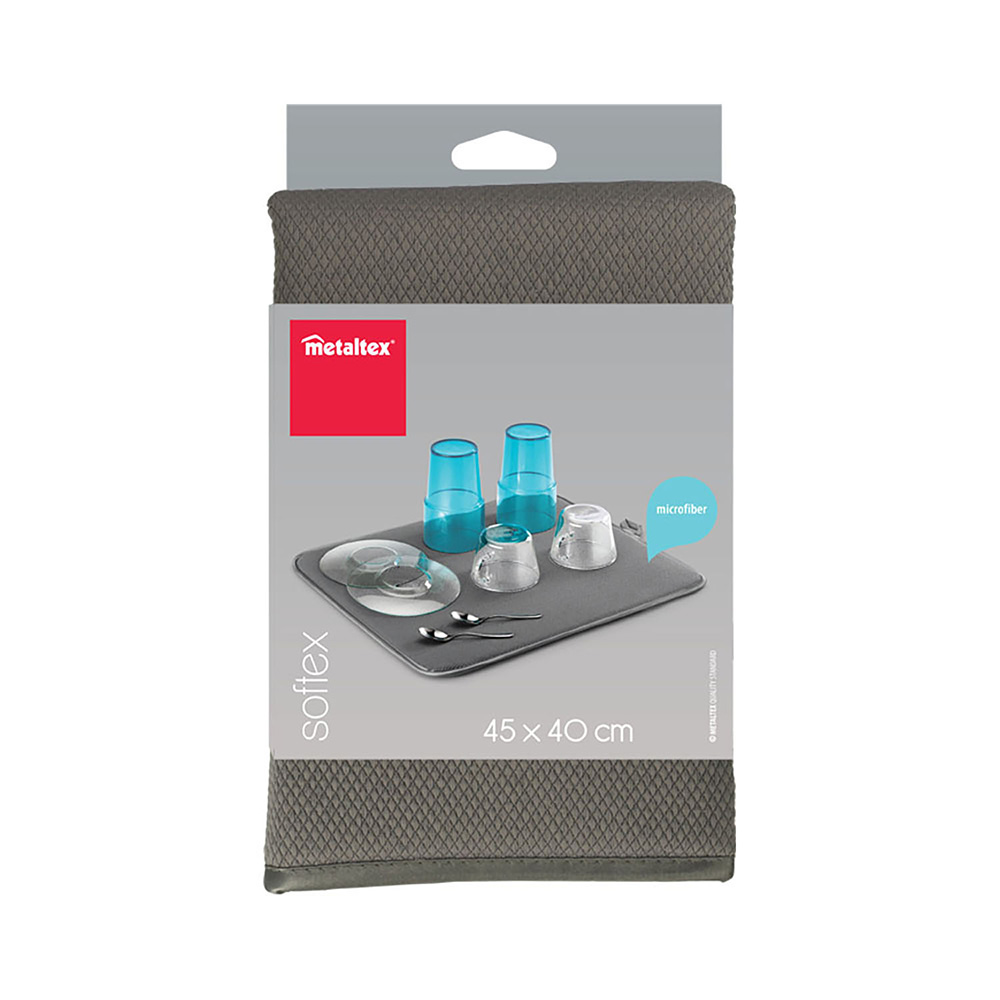 TAPETE ESCURRIDOR 'SOFTEX' 45x40cm GRIS METALTEX - Imagen 4