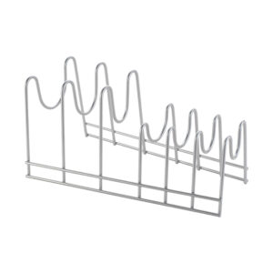 SOPORTE PARA PLATOS, TAPADERAS Y TABLAS DE CORTE 'LIDO' 29x50x17cm METALTEX