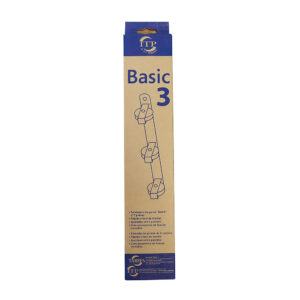 TENDEDERO DE PARED BASIC C/3 POLEAS BLANCO 37x5x5cm