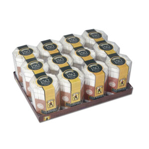 CUBILETE PLÁSTICO DE 150 unid. PALILLOS REDONDOS EL LEÑADOR (bandeja de 12 unid.)