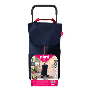 CARRITO DE LA COMPRA TWIN AZUL 50L 30kg GIMI 169326