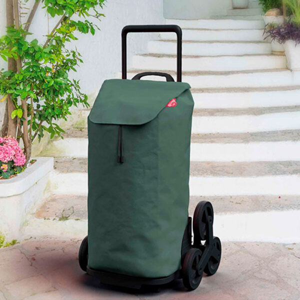 CARRITO DE LA COMPRA TRIS VERDE URBAN 52L 30kg GIMI 168423 - Imagen 2