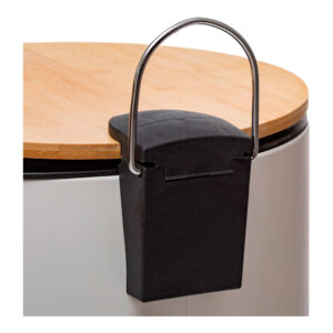 PAPELERA DE BAMBU-BLANCO 30 l COLECCIÓN 'BALTIK'