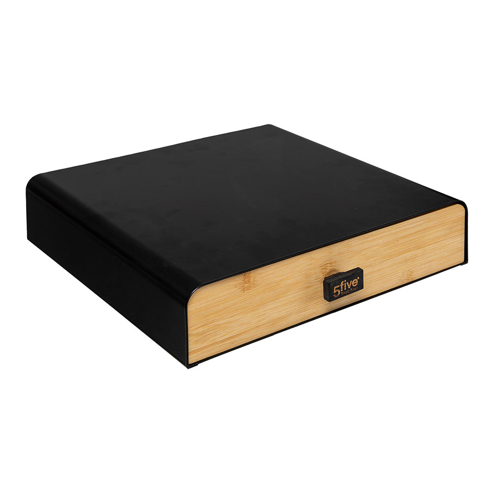 CAJA DE ALMACENAMIENTO DE TODO TIPO DE CAPSULAS COLECCION 'NOIR KITCHEN'