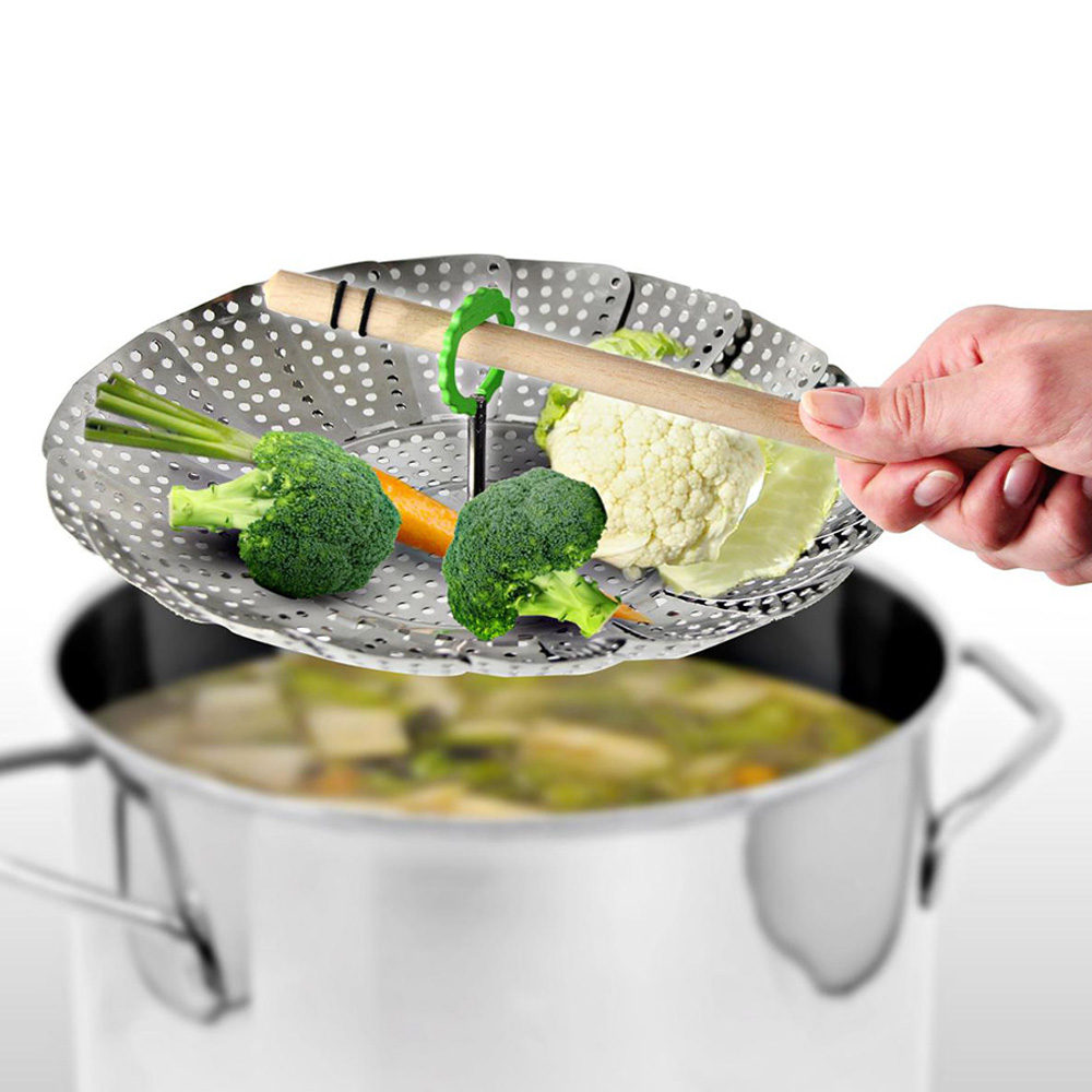 CESTILLO PARA COCCION AL VAPOR 13-24cm FOOD&MORE - Imagen 2