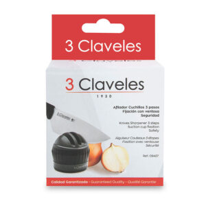 AFILADOR CUCHILLOS 3 PASOS VENTOSA 3 CLAVELES
