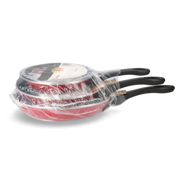 SARTEN OPTIMAX Ø20+24+28cm ACERO ESMALTADO 1,5mm FAGOR - Imagen 2