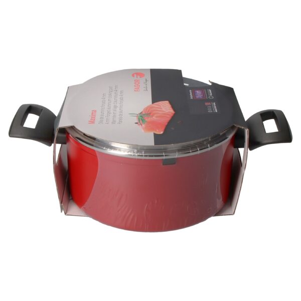 OLLA MAXIMA + TAPA ROJA ALUMINIO 3004 FAGOR Ø20x10cm - Imagen 2