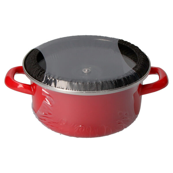 OLLA OPTIMAX + TAPA ROJA ACERO AISI 430 FAGOR Ø26x14cm - Imagen 2