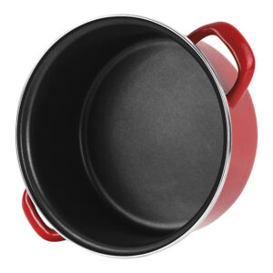 TARTERA OPTIMAX Ø24cm ROJA ACERO ESMALTADO AISI 430 FAGOR