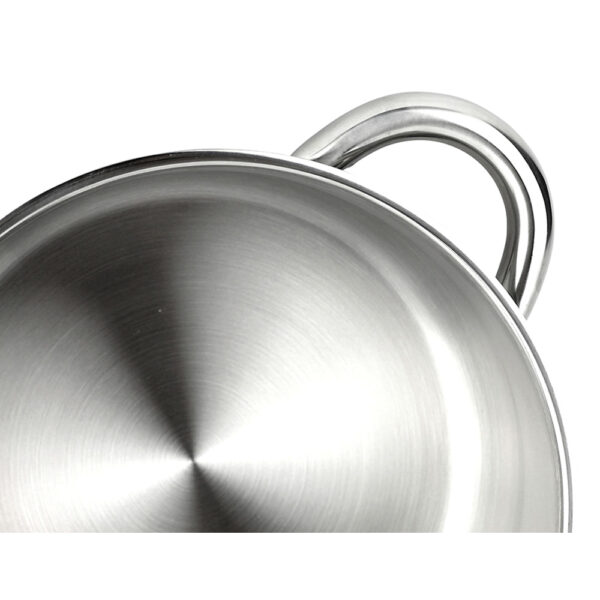 CACEROLA DE ACERO INOXIDABLE SILVERINOX + TAPA 18/10 FAGOR Ø28x11cm