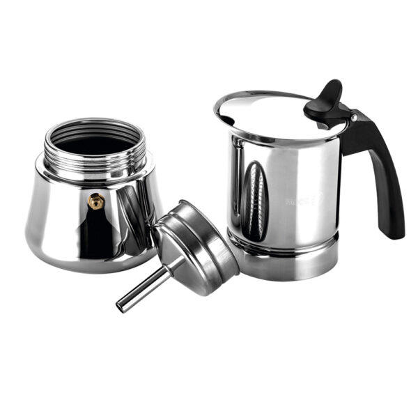 CAFETERA ETNICA 6 TAZAS ACERO INOXIDABLE 18/10 FAGOR - Imagen 3