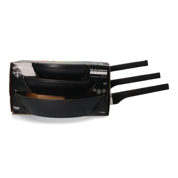 SET DE 3 SARTENES ANTIADHERENTES "PROFESSIONAL LINE" GOURMET KITCHEN