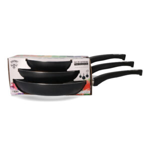 SET 3 SARTENES ANTIADHERENTES "BASIC LINE" GOURMET KITCHEN