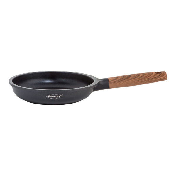SARTÉN ALUMINIO FUNDIDO C/MANGO COLOR MADERA 28cm NATURE OROLEY - Imagen 2