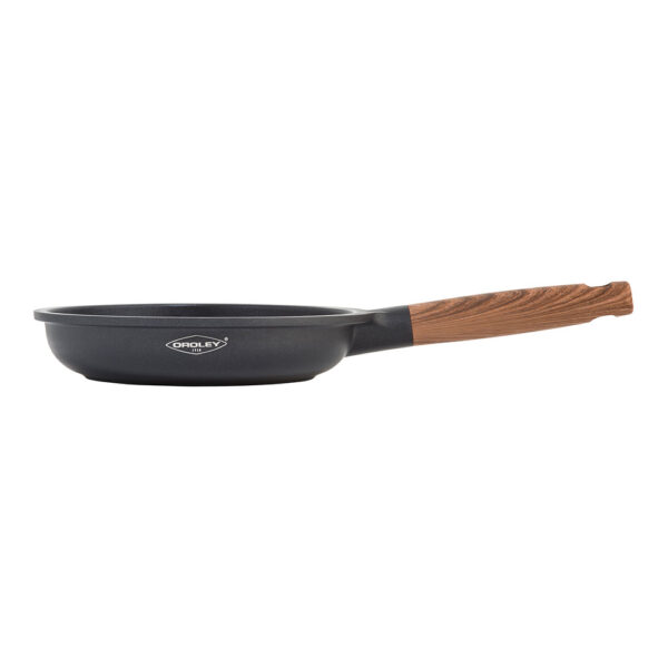 SARTÉN ALUMINIO FUNDIDO C/MANGO COLOR MADERA 28cm NATURE OROLEY - Imagen 3