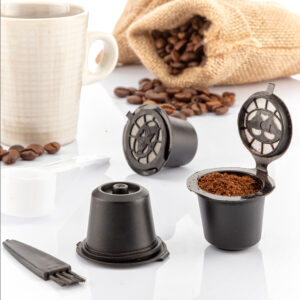 SET DE 3 CÁPSULAS DE CAFÉ REUTILIZABLES RECOFF INNOVAGOODS