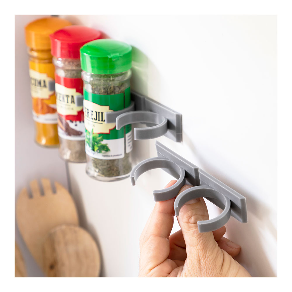 ORGANIZADOR DE ESPECIAS ADHESIVO Y DIVISIBLE JARLOCK V0103336 INNOVAGOODS - Imagen 5