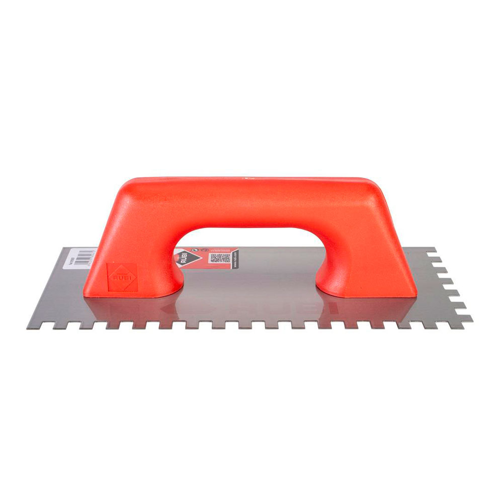 PEINE ACERO 28cm. (8x8) MANGO PLÁSTICO CERRADO 65967 RUBI