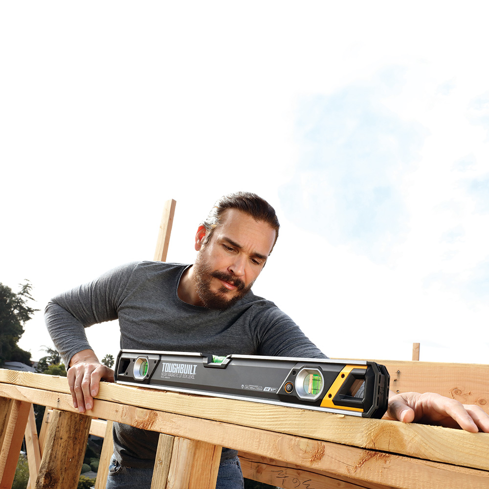 NIVEL MAGNÉTICO TUBULAR BURBUJA ILUMINADA DE 60cm TB-H2-L-M60LH-M TOUGHBUILT - Imagen 4