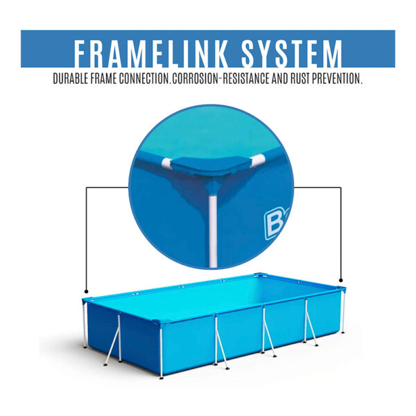 PISCINA POOL FRAME 400x211x81cm  PVC BESTWAY 56405CB - Imagen 3