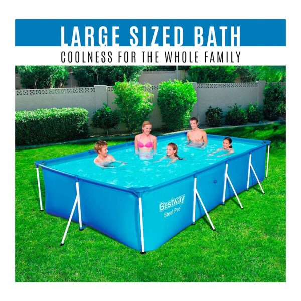 PISCINA POOL FRAME 400x211x81cm  PVC BESTWAY 56405CB - Imagen 5