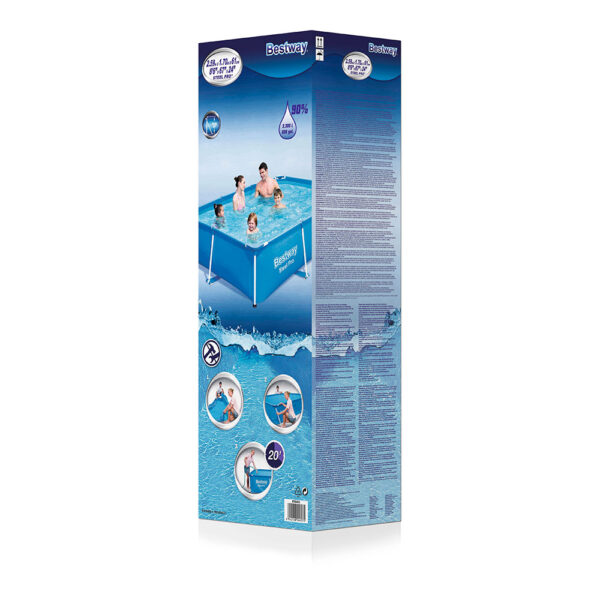 PISCINA POOL FRAME 259x170x61cm PVC BESTWAY 56403B - Imagen 2