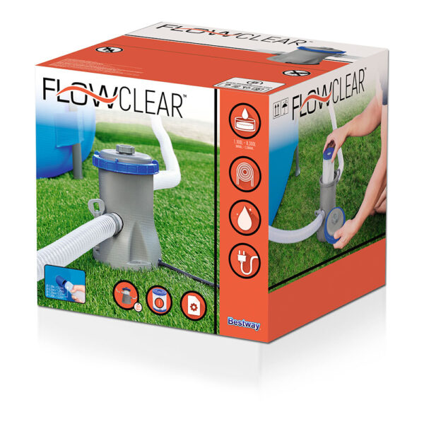 DEPURADORA DE CARTUCHO 1.249 L/h Ø25x27cm 58381 BESTWAY