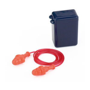 EXPOSITOR 100U TAPON AUDITIVO FIT BASIC REUTILIZABLE CON CORDÓN SNR 25 dB CON CAJITA DE ALMACENAMIENTO. 1988TRCEN/U STEELPRO