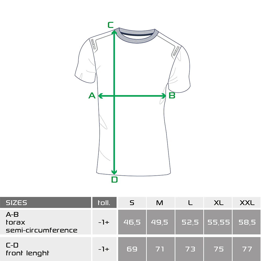 CAMISETA TECH STRETCH TRENTON NEGRA TALLA-L 02408NR3L SPARCO - Imagen 2