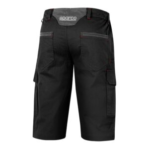 PANTALÓN BERMUDA CARGO NEGRO TALLA-S 02410NR1S SPARCO